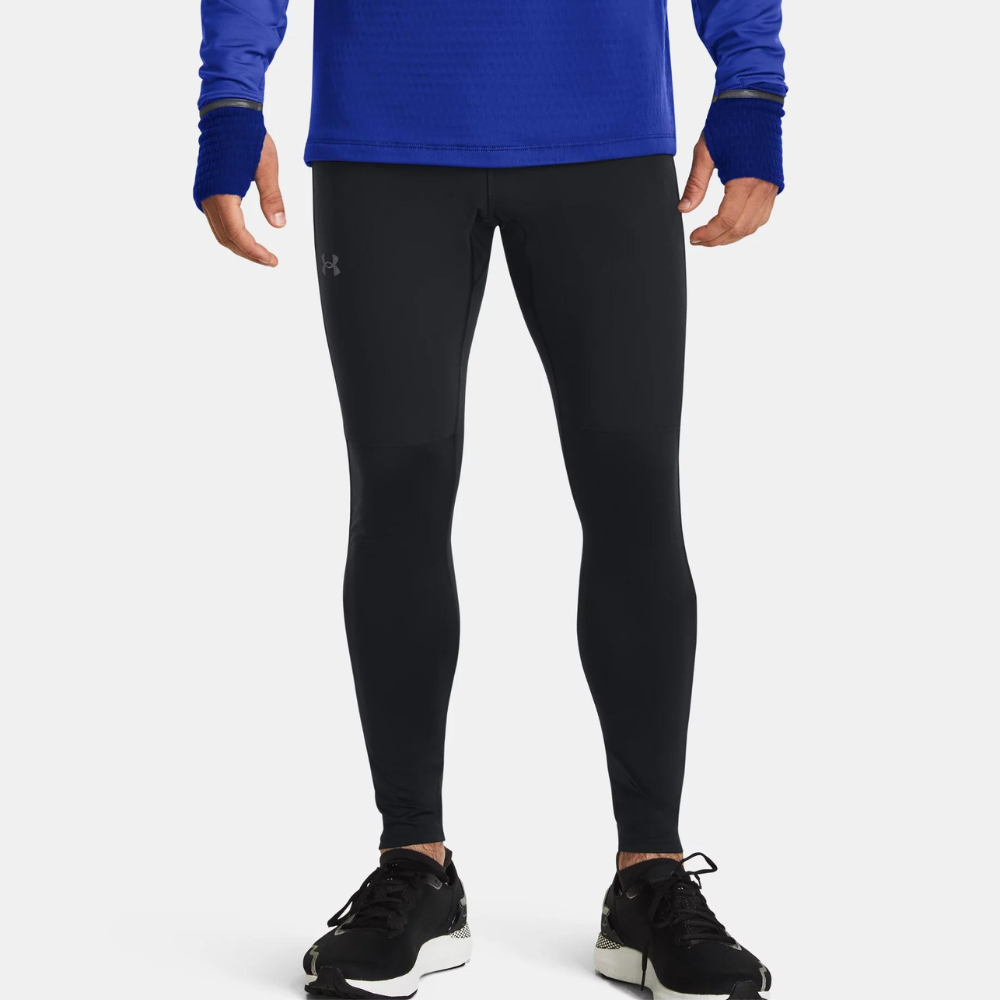 Under Armour Men's Qualifier Run 2.0 ½ Zip, Black (001)/Reflective, Small  at  Men's Clothing store