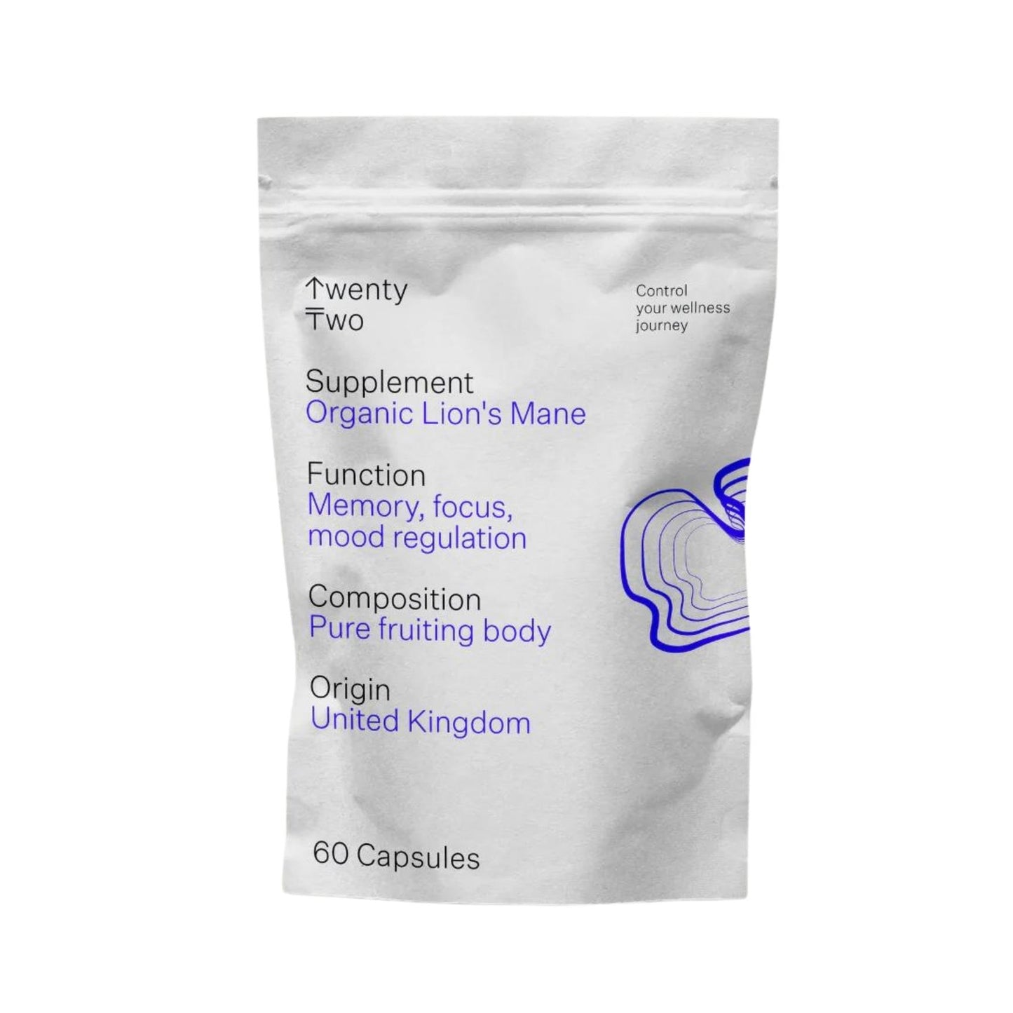 mytwentytwo lions mane mushroom capsules