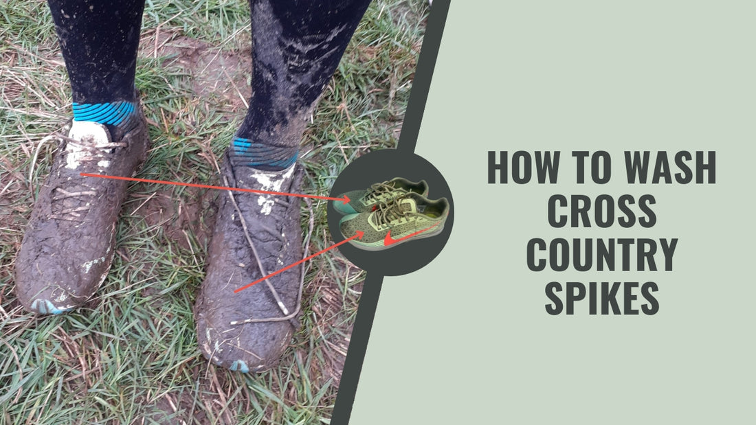 how to wash cross country spikes