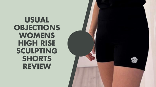 usual objections womens high rise sculpting shorts review