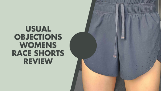 USUAL OBJECTIONS WOMENS BLACK RACE SHORT