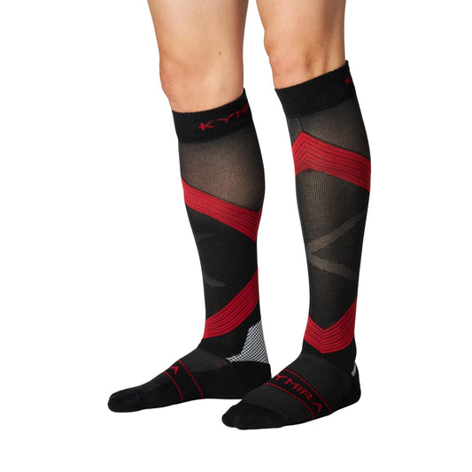 KYMIRA Infrared Compression Socks - Black/Red