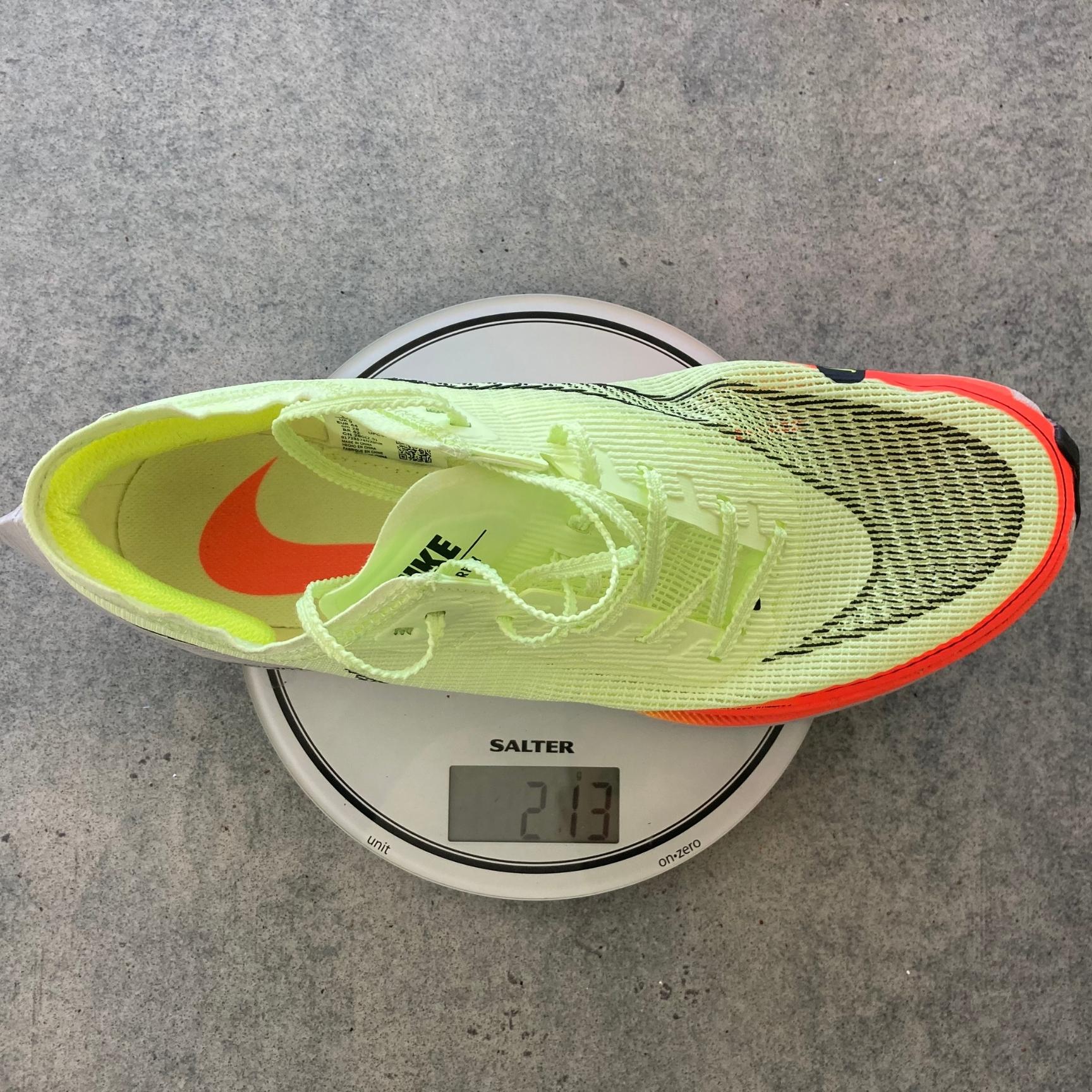 Vaporfly weight cheap